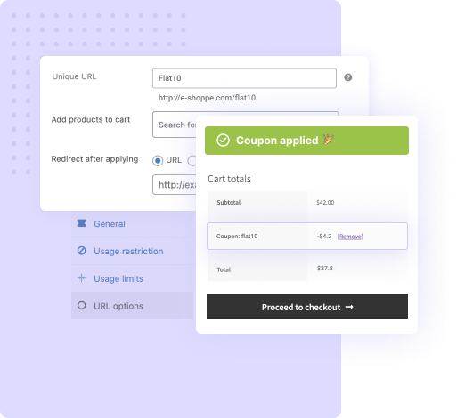Create Unique Coupon URLs