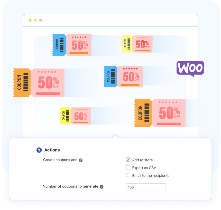 Bulk Generate WooCommerce Coupons