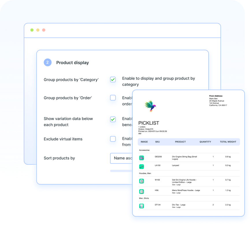 customize products in picklists