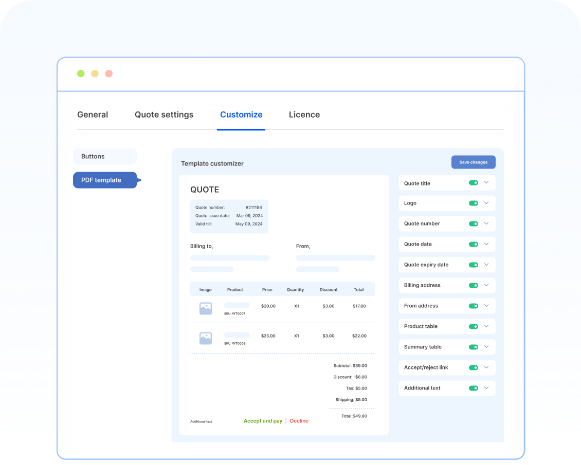 Get PDF Options for WooCommerce Quotes with mPDF Add-on