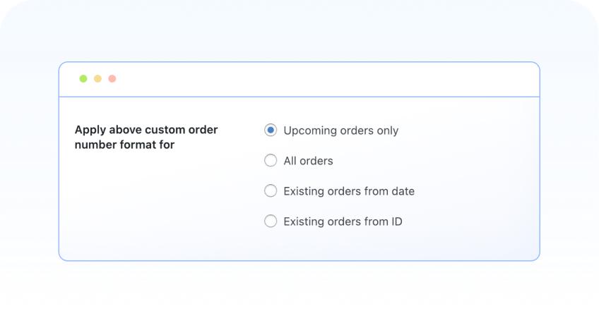 Keep your existing order numbers before enabling sequential order numbers